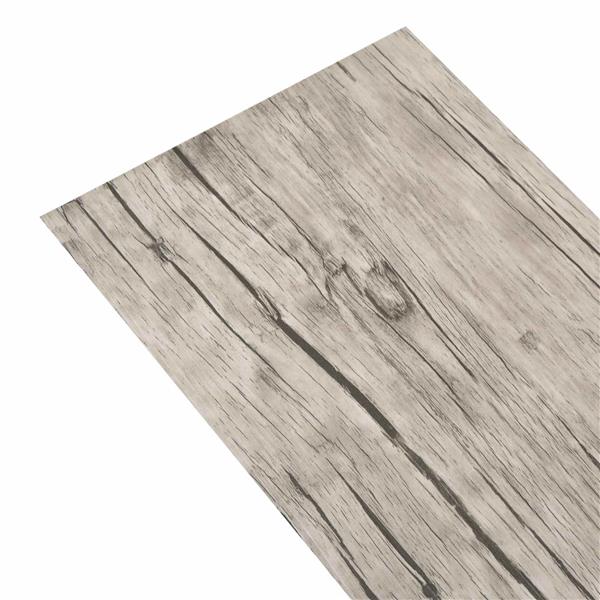 Grote foto vidaxl vloerplanken 2 51 m 18 pcs pvc washed eiken doe het zelf en verbouw tegels