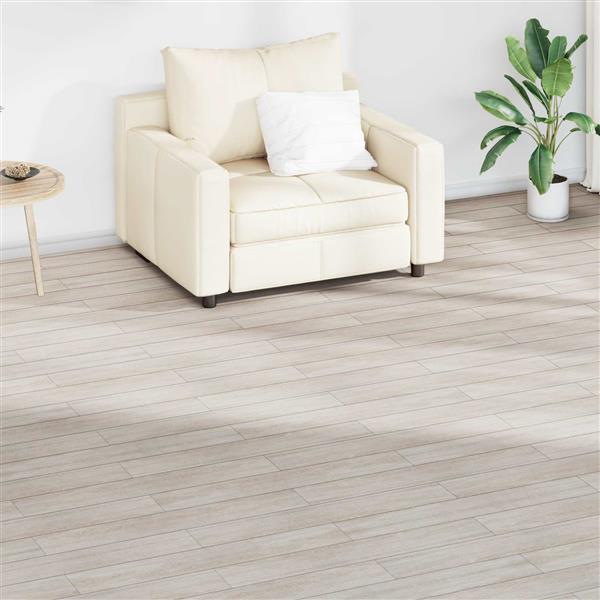 Grote foto vidaxl vloerplanken 18 pcs eiken klassiek wit 2 51 m pvc doe het zelf en verbouw tegels