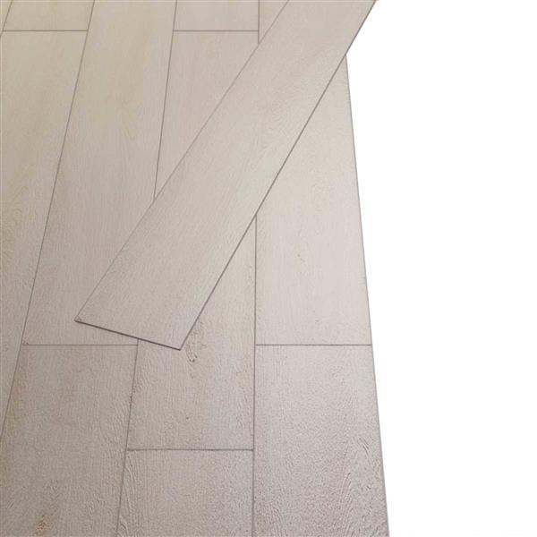 Grote foto vidaxl vloerplanken 18 pcs eiken klassiek wit 2 51 m pvc doe het zelf en verbouw tegels