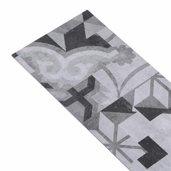 Grote foto vidaxl vloerplanken 18 pcs grijs 5 26 m pvc doe het zelf en verbouw tegels