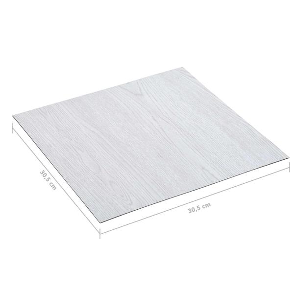 Grote foto vidaxl vloerplanken 5 11 m 55 pcs pvc wit hout doe het zelf en verbouw tegels