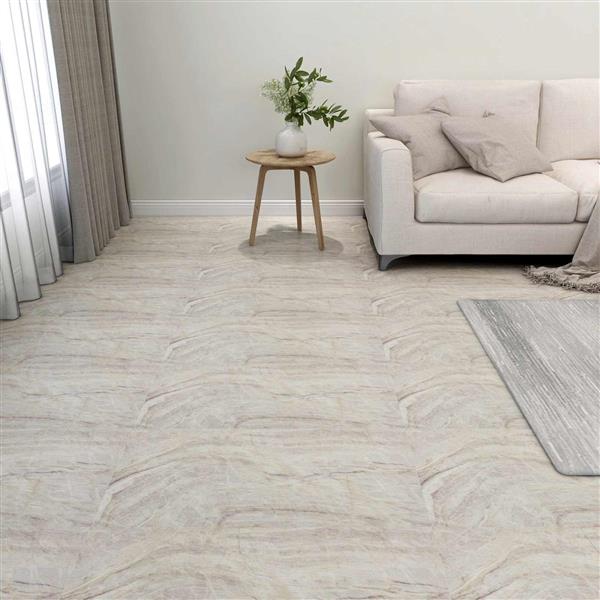 Grote foto vidaxl vloerplanken 5 11 m 55 pcs pvc bruin en beige doe het zelf en verbouw tegels