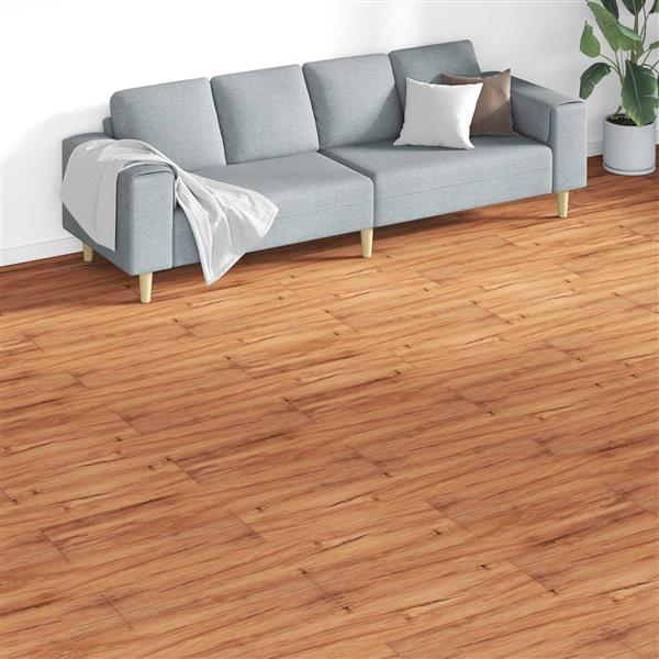 Grote foto vidaxl vloerplanken 18 pcs bruin 5 26 m pvc doe het zelf en verbouw tegels