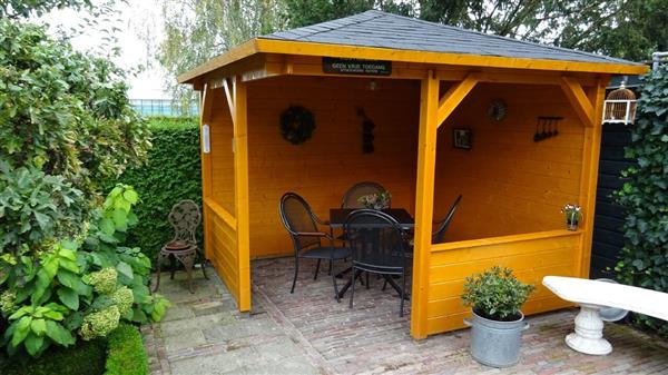 Grote foto overkapping paviljoen p3055 tuin en terras tuinhuisjes en blokhutten