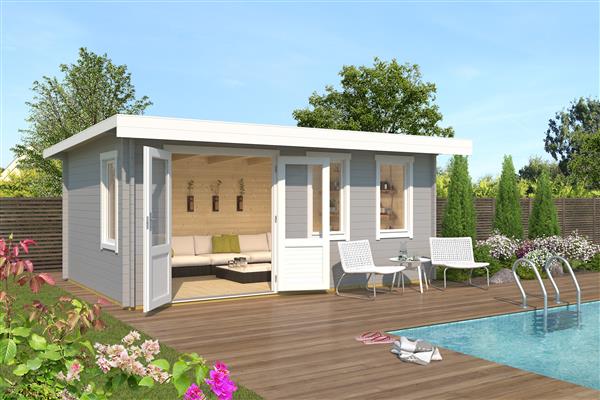 Grote foto nieuw modern blokhut 44mm baruda 53 tuin en terras tuinhuisjes en blokhutten