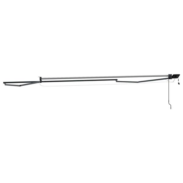 Grote foto vidaxl elektrisch uitschuifbaar zonnescherm frame antraciet 4 x 2 m tuin en terras overige tuin en terras