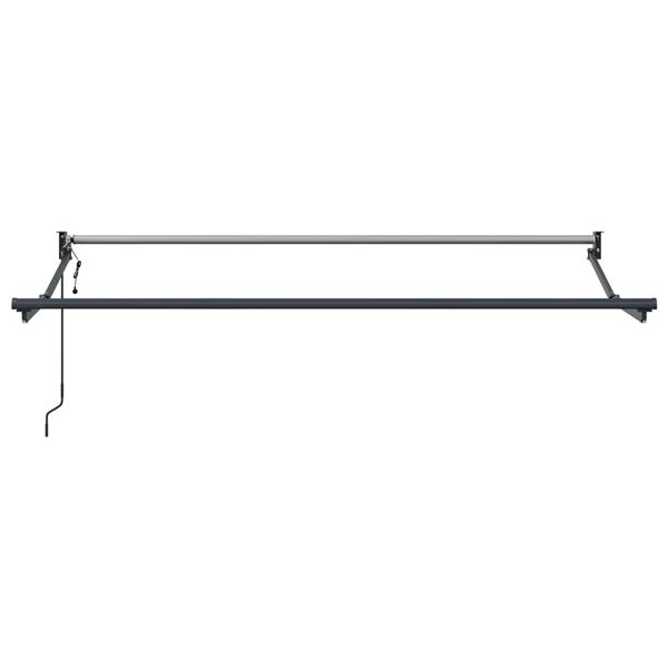 Grote foto vidaxl elektrisch uitschuifbaar zonnescherm frame antraciet 2 5 x 2 m tuin en terras overige tuin en terras