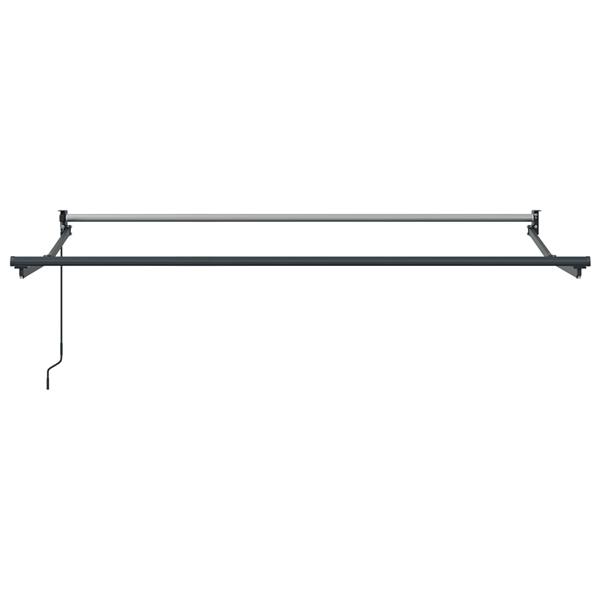 Grote foto vidaxl handmatig uitschuifbaar zonnescherm antraciet 2 5 x 2 m tuin en terras overige tuin en terras