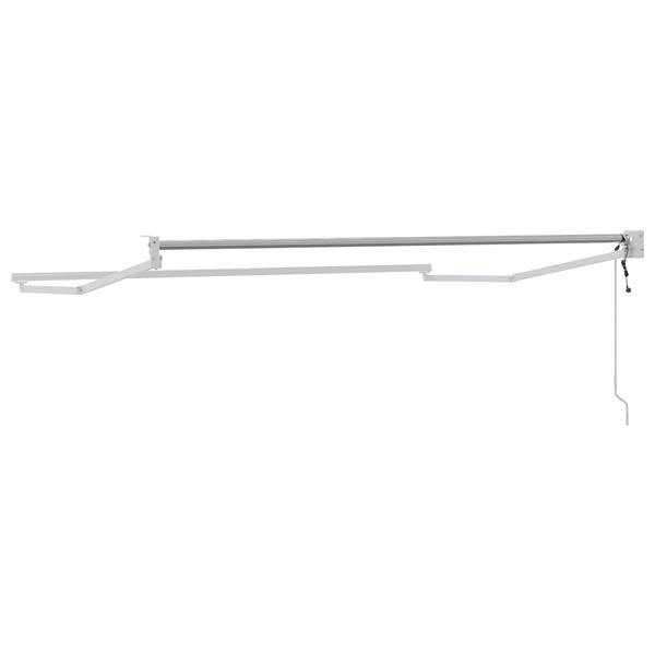 Grote foto vidaxl elektrisch uitschuifbaar zonnescherm frame wit 3 5 x 2 m tuin en terras overige tuin en terras