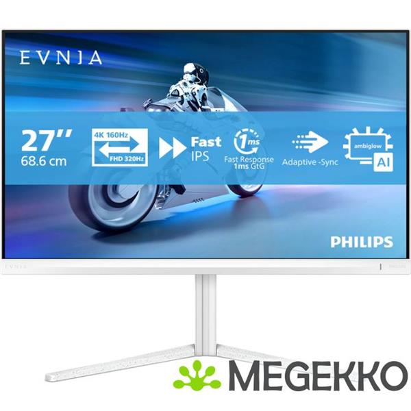 Grote foto philips evnia 5000 27m2n5901a 00 27 4k 160hz fhd 320hz dual frame ips monitor computers en software overige computers en software