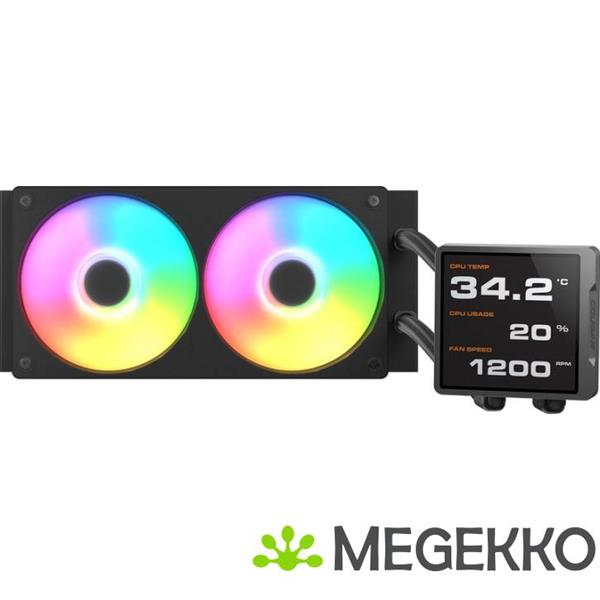 Grote foto cougar poseidon vistek pro argb 240 zwart computers en software overige computers en software