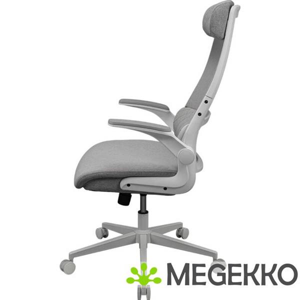 Grote foto cougar gaming stryder bureaustoel lichtgrijs spelcomputers games overige merken