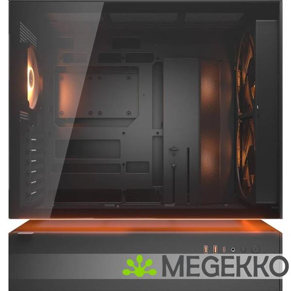 Grote foto cougar gaming cfv235 mesh midi tower zwart computers en software behuizingen en kasten