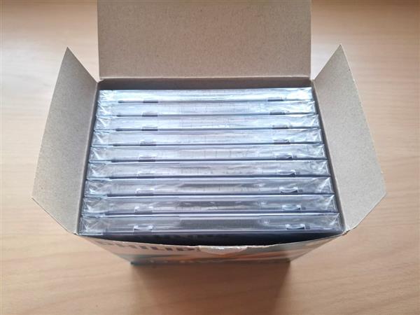 Grote foto box met 9 sealed cd rw van philips computers en software cd roms dvd en blu rays schrijfbaar