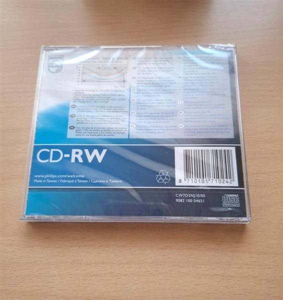Grote foto box met 9 sealed cd rw van philips computers en software cd roms dvd en blu rays schrijfbaar