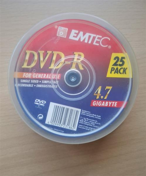 Grote foto emtec spindle met 23 dvd r van 4.7 gb nieuw computers en software cd roms dvd en blu rays schrijfbaar