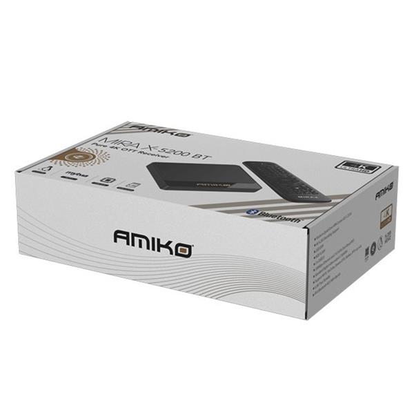 Grote foto retourdeal amiko mira x 5200 bt linux tv mediastreamer bluetooth editie telecommunicatie zenders en ontvangers
