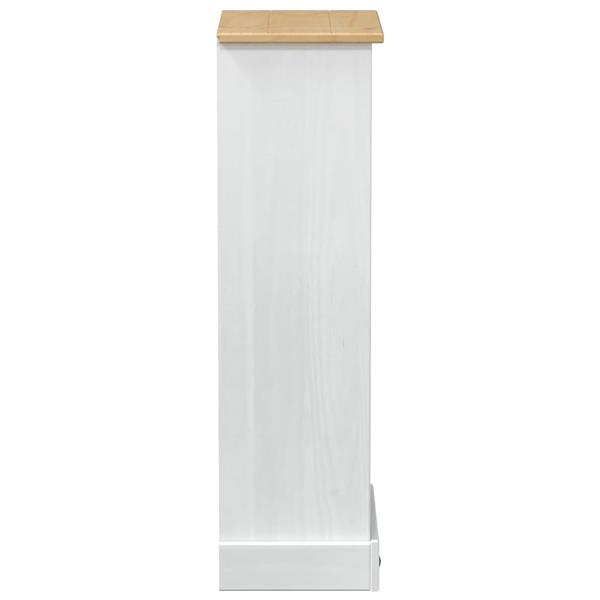 Grote foto vidaxl boekenkast wit 46 x 29 x 100 cm massief grenenhout huis en inrichting overige