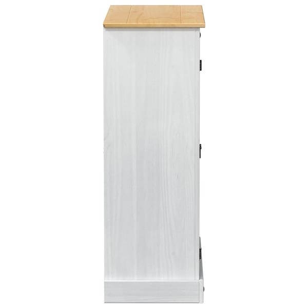 Grote foto vidaxl schoenenkast wit 86 x 38.5 x 1080 cm massief grenenhout huis en inrichting overige