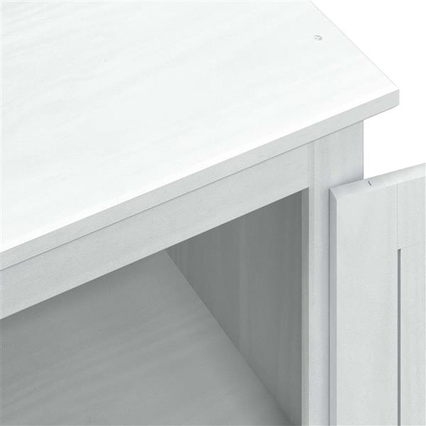 Grote foto vidaxl kasten met lade wit 55 x 50 x 170 cm massief grenenhout huis en inrichting overige