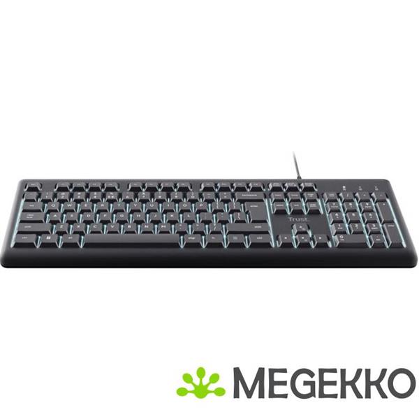 Grote foto trust primo verlicht toetsenbord computers en software toetsenborden