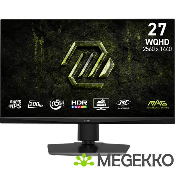 Grote foto msi mag 272qpf e20 27 quad hd 200hz rapid ips gaming monitor computers en software overige computers en software