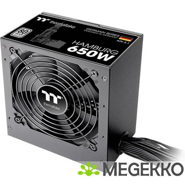 Grote foto thermaltake hamburg power supply unit 650w zwart computers en software overige
