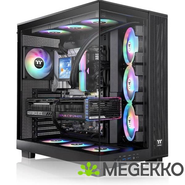 Grote foto thermaltake view 380 xl tg argb midi tower zwart computers en software behuizingen en kasten