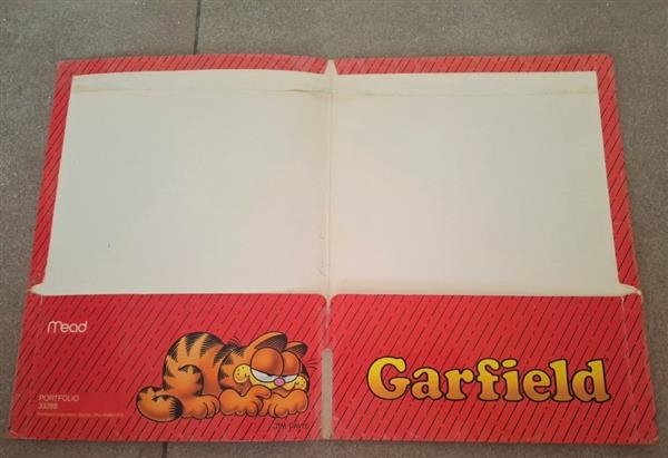Grote foto 3 vintage mappen van garfield 1978 verzamelen stripfiguren