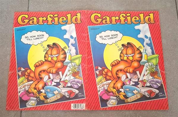 Grote foto 3 vintage mappen van garfield 1978 verzamelen stripfiguren