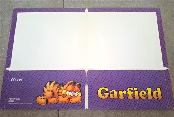Grote foto 3 vintage mappen van garfield 1978 verzamelen stripfiguren