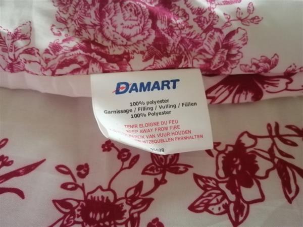 Grote foto dekbed met stijlvolle wijnrode toile de jouy print huis en inrichting beddengoed