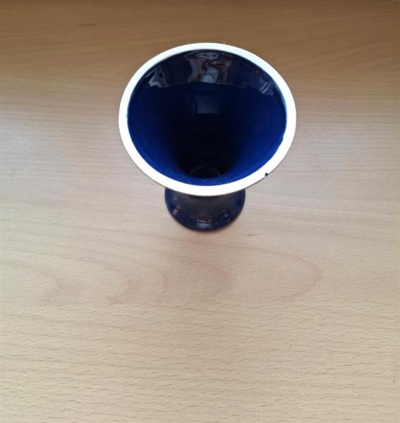 Grote foto elegante donkerblauwe kandelaar voor 1 kaars huis en inrichting kandelaars en kaarsen