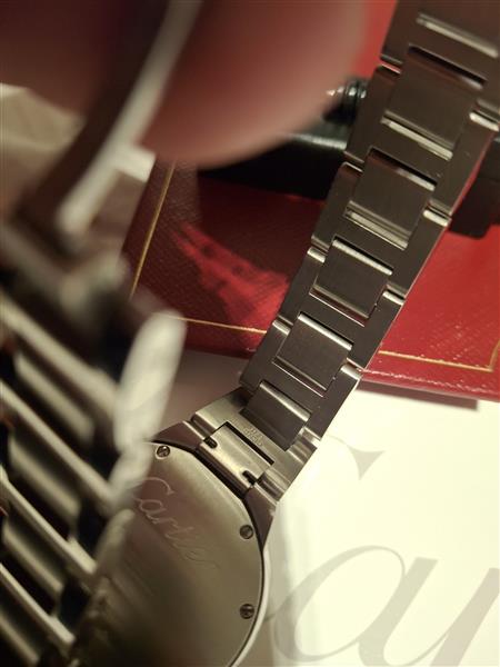 Grote foto horloge cartier ballon blue 33mm sieraden tassen en uiterlijk dames