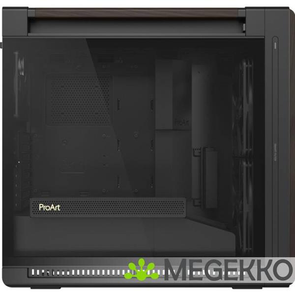 Grote foto asus proart pa602 wood edition modern black computers en software behuizingen en kasten