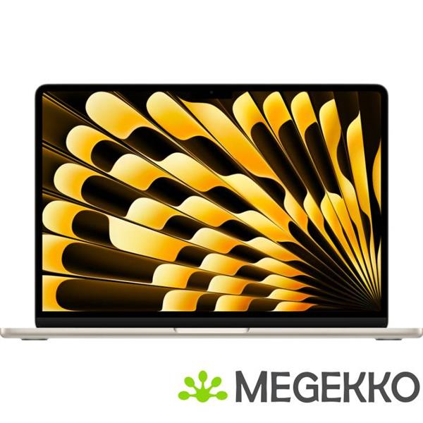 Grote foto apple macbook air 2026 13.6 m5 starlight computers en software overige computers en software