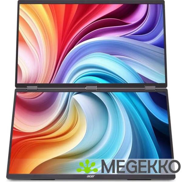 Grote foto acer pd193qte 18 5 dual fhd ips portable monitor computers en software overige computers en software