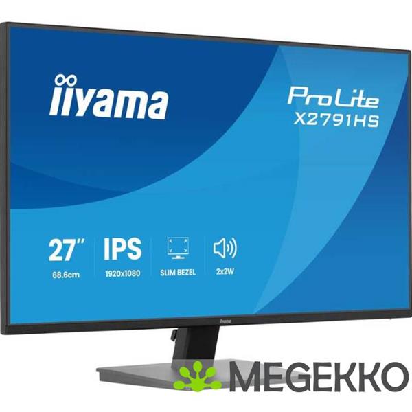 Grote foto iiyama prolite x2791hs b1 27 full hd ips monitor computers en software overige computers en software