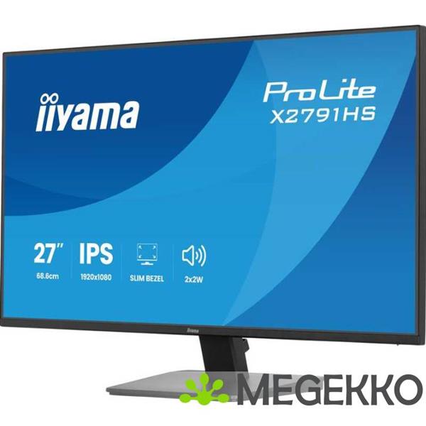 Grote foto iiyama prolite x2791hs b1 27 full hd ips monitor computers en software overige computers en software