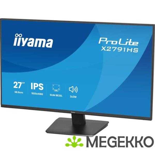 Grote foto iiyama prolite x2791hs b1 27 full hd ips monitor computers en software overige computers en software