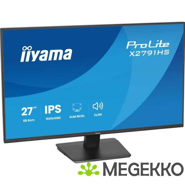 Grote foto iiyama prolite x2791hs b1 27 full hd ips monitor computers en software overige computers en software