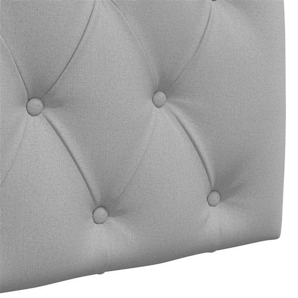 Grote foto vidaxl hangend hoofdeinde wolkengrijs stof antiek en kunst stoelen en banken