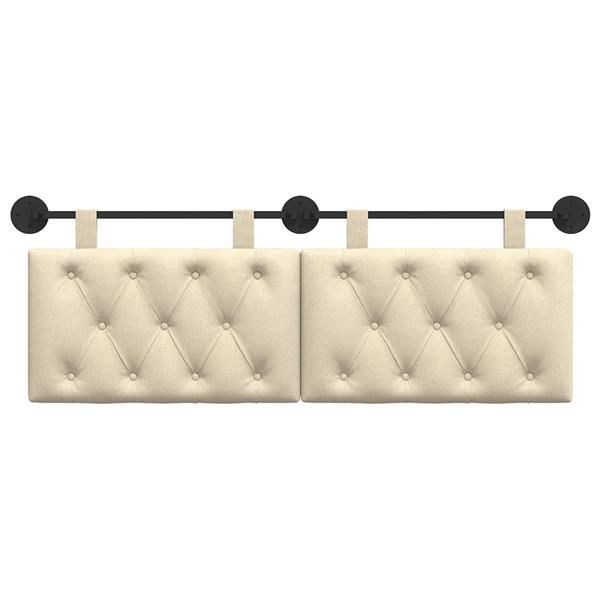 Grote foto vidaxl hangend hoofdeinde cr me stof antiek en kunst stoelen en banken