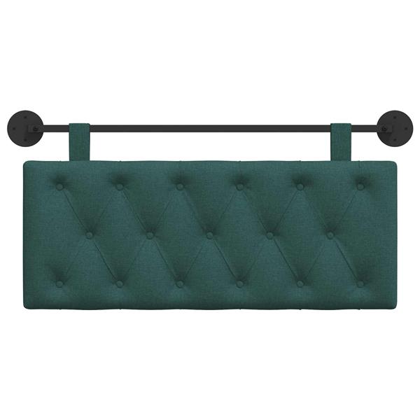 Grote foto vidaxl hangend hoofdeinde donkergroen stof antiek en kunst stoelen en banken