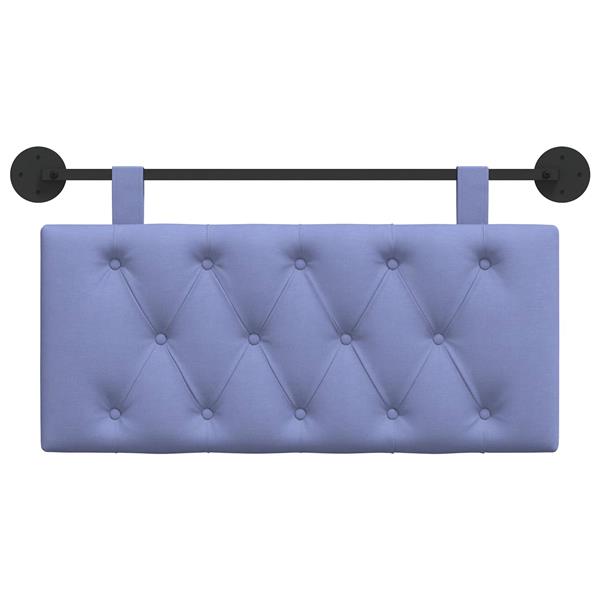 Grote foto vidaxl hangend hoofdeinde jeans blauw stof antiek en kunst stoelen en banken