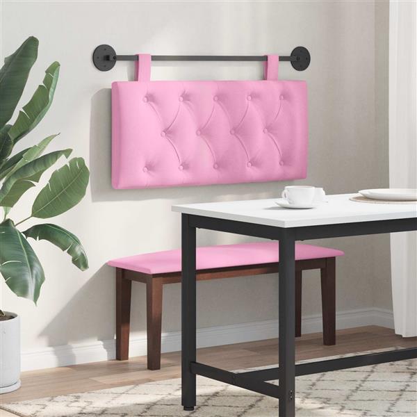 Grote foto vidaxl hangend hoofdeinde roze stof antiek en kunst stoelen en banken