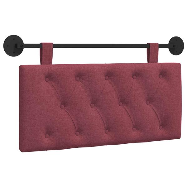 Grote foto vidaxl hangend hoofdeinde wijnrood stof antiek en kunst stoelen en banken