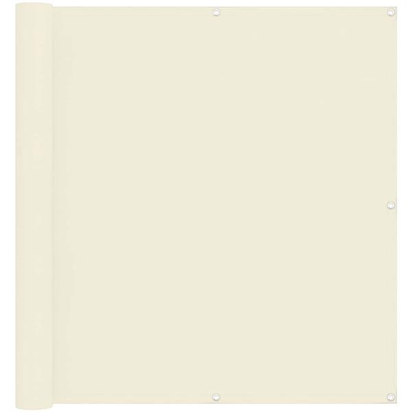 Grote foto vidaxl balkon scherm 120 x 200 cm pu gecoat oxford alu tuin en terras overige tuin en terras