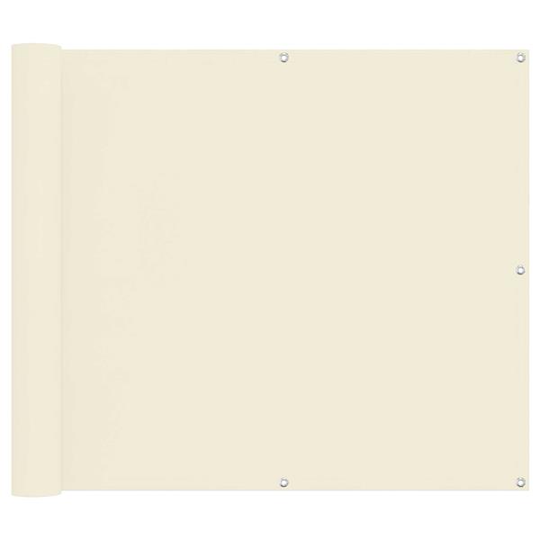 Grote foto vidaxl balkon scherm 90 x 200 cm pu gecoat oxford alu tuin en terras overige tuin en terras