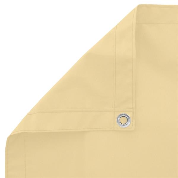 Grote foto vidaxl balkon scherm zand 100 x 1000 cm oxford stof tuin en terras overige tuin en terras